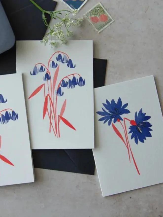 Cornflower Mini Card