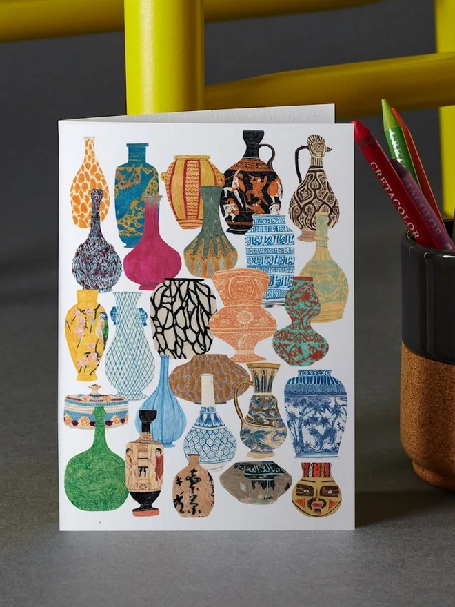 Vases And Ceramics Greeting Card