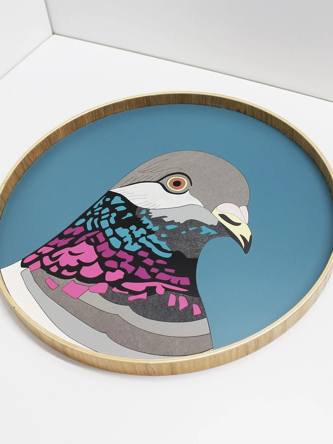 Handmade Pigeon Serving Tray