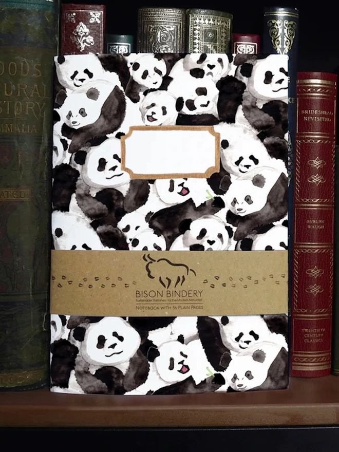 Embarrassment of Pandas Print Notebook