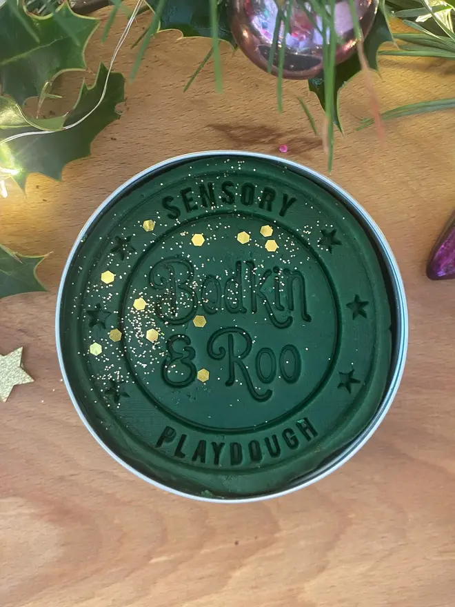 Christmas Play Dough Singles Green