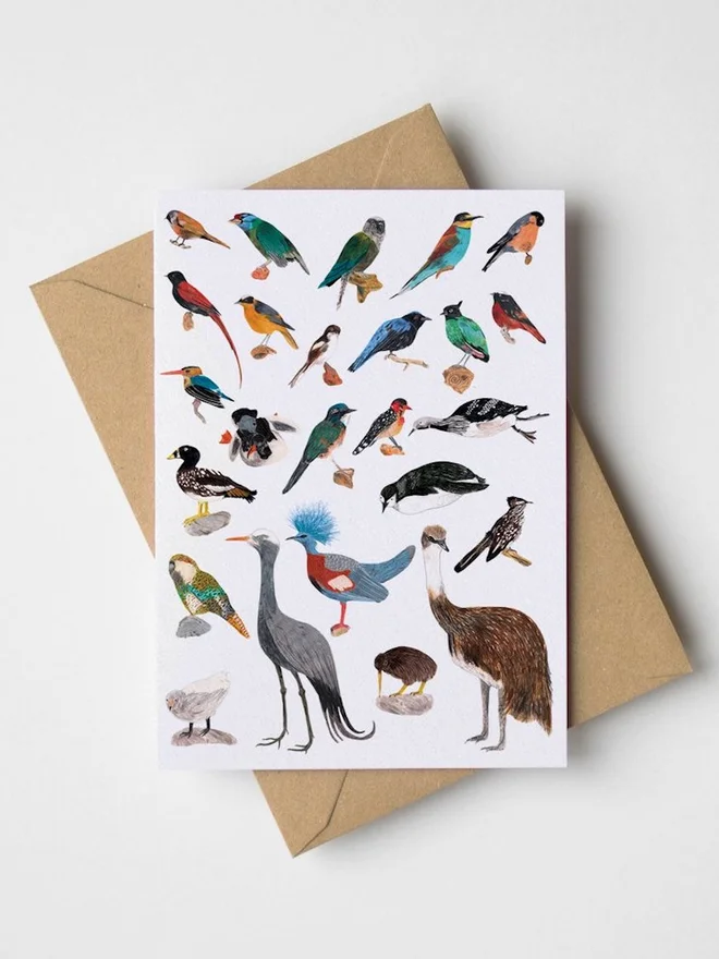 Birds Greeting Card