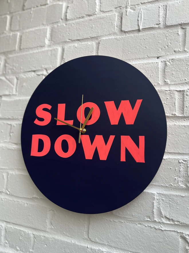 hand painted sylvie signs clock