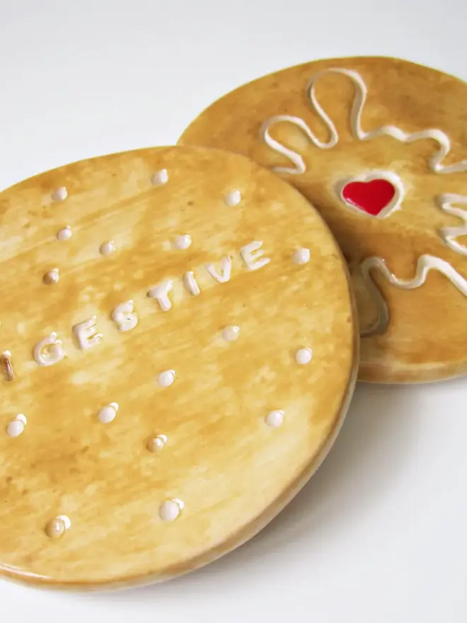 Ceramic Biscuit Coaster