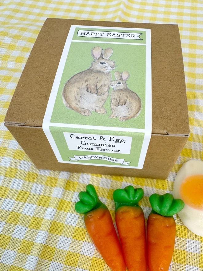 Easter Carrot And Egg Snack Box Candyhouse