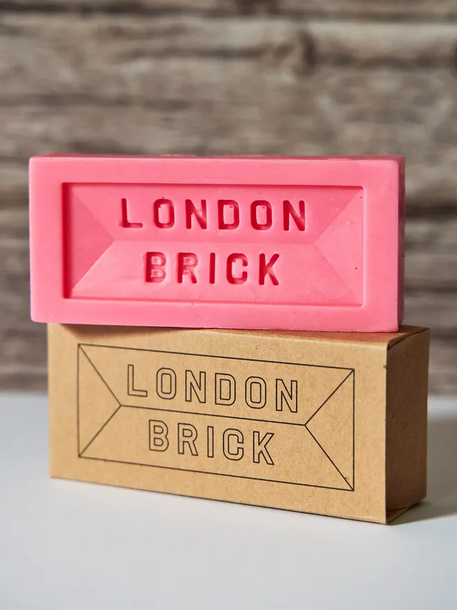 Hot Rose brick soap bar