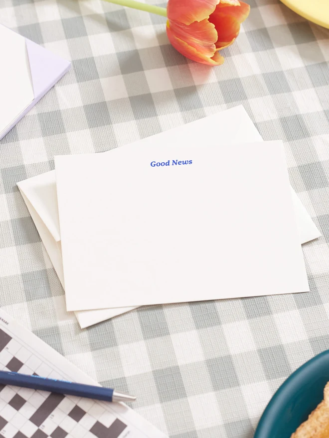 good news serif notecard and envelope pack