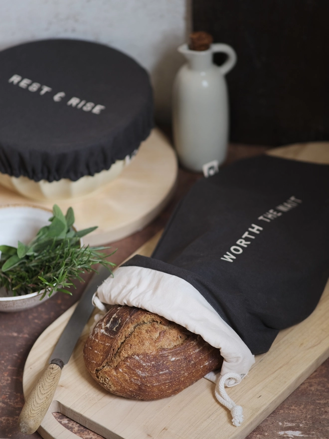 fabric bread makers set for slow intentional living and baking