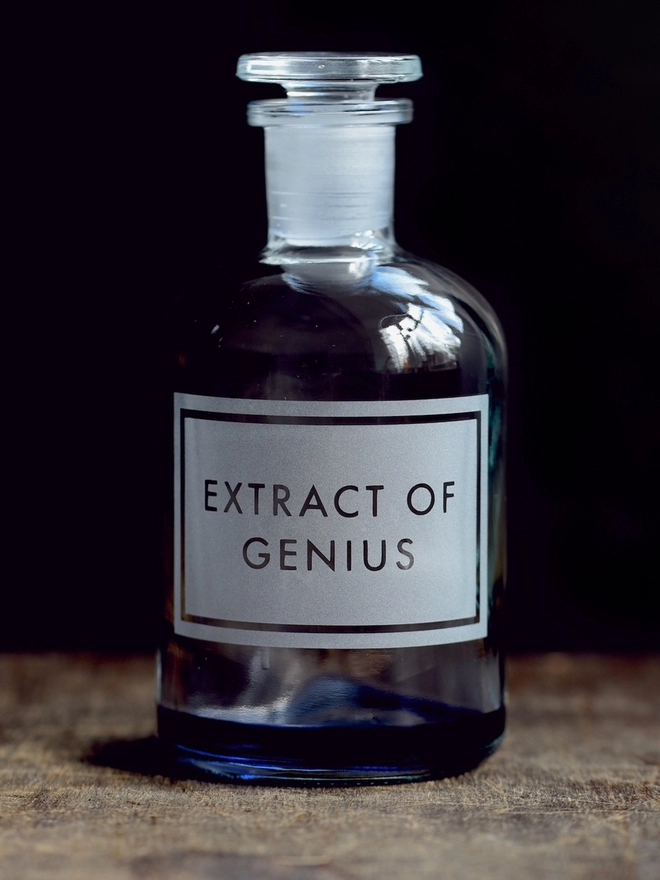 Extract Of Genius Apothecary Bottle