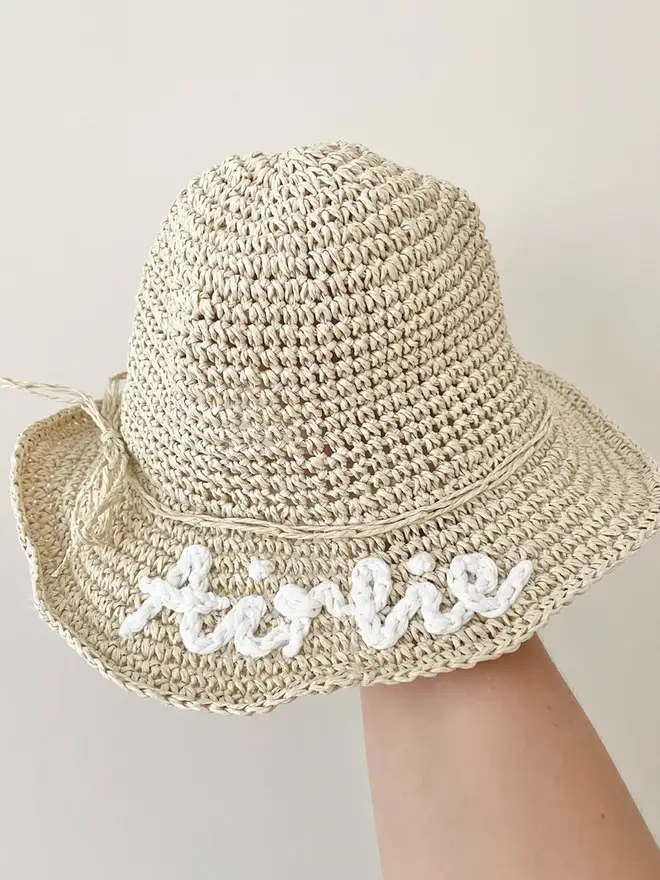 Personalised Straw Hat