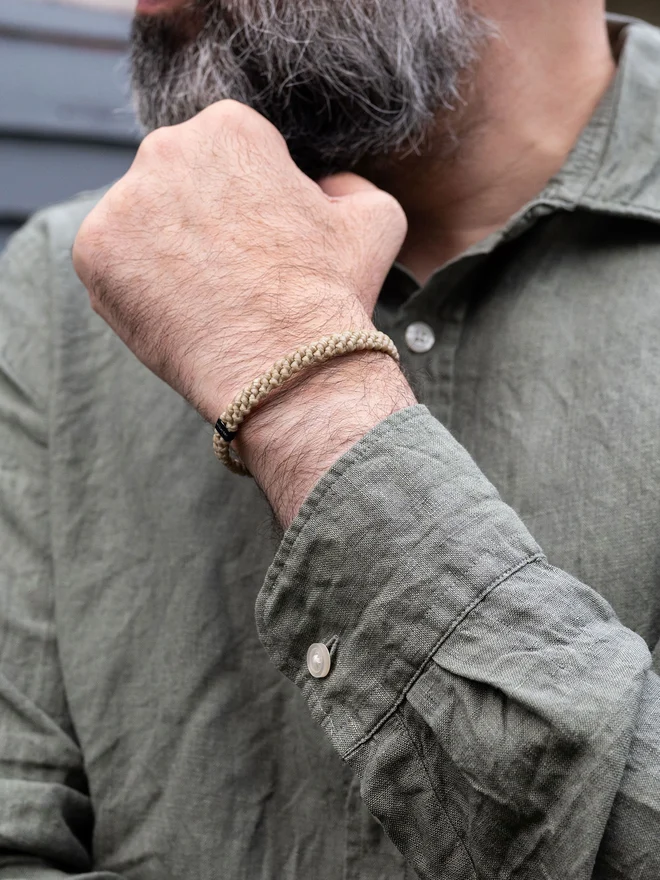 men rope bracelet