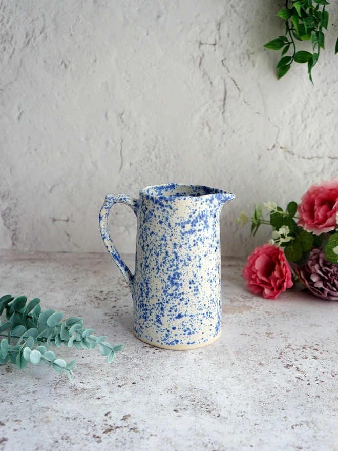 ceramic jug, water jug, water pitcher, ceramic water jug, ceramic milk jug, ceramic gravy jug, Jenny Hopps Pottery, jug gift, homeware gift