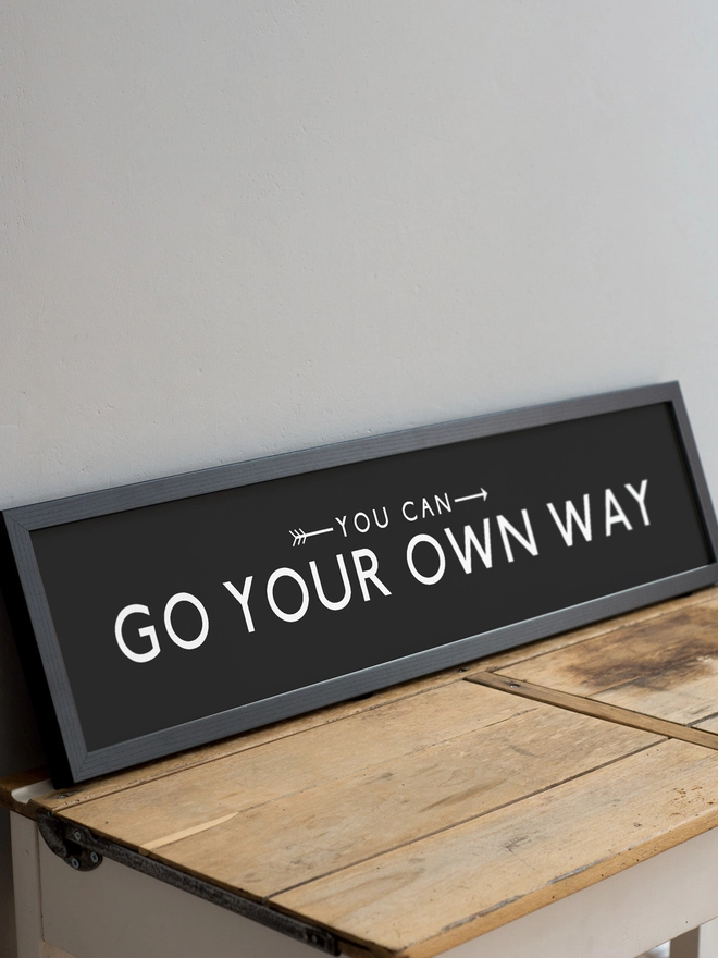 drifting bear go your own way fleetwood mac print