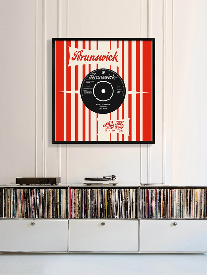 The Who, My Generation, dibond print, hung