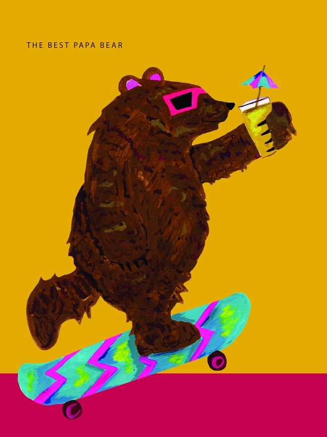 PAPA BEAR FATHERS DAY CARD