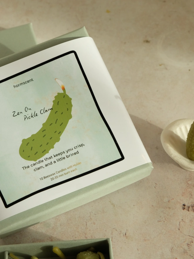 zen pickle candle 
