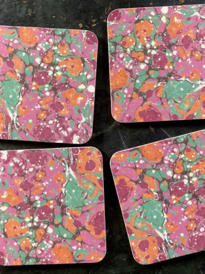 Square Coasters. Coasters in Diddle.