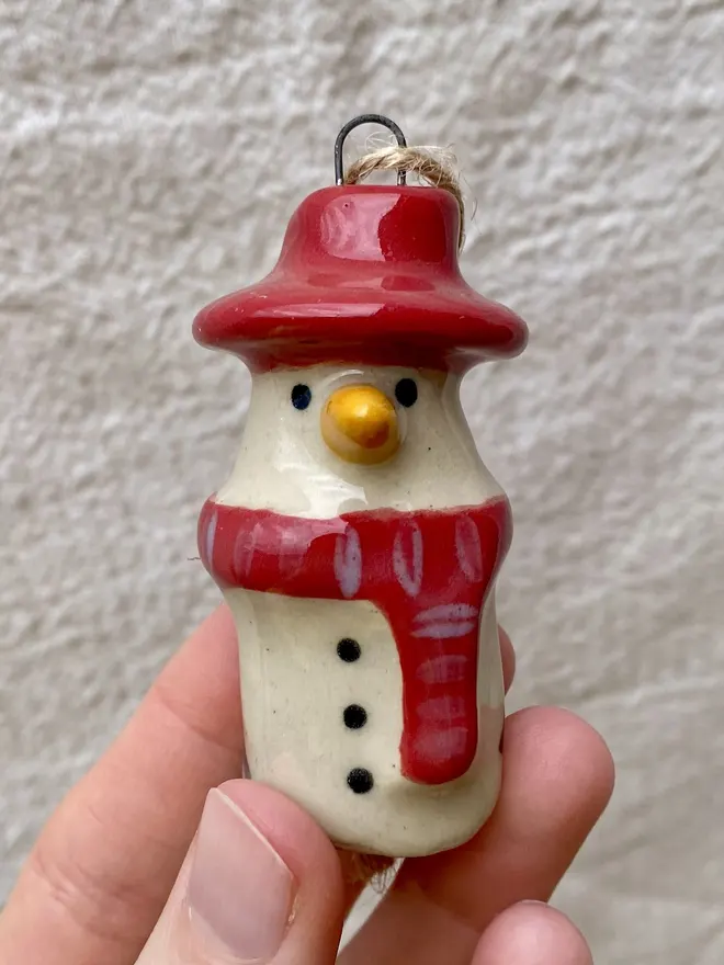 red snowbuddy decoration