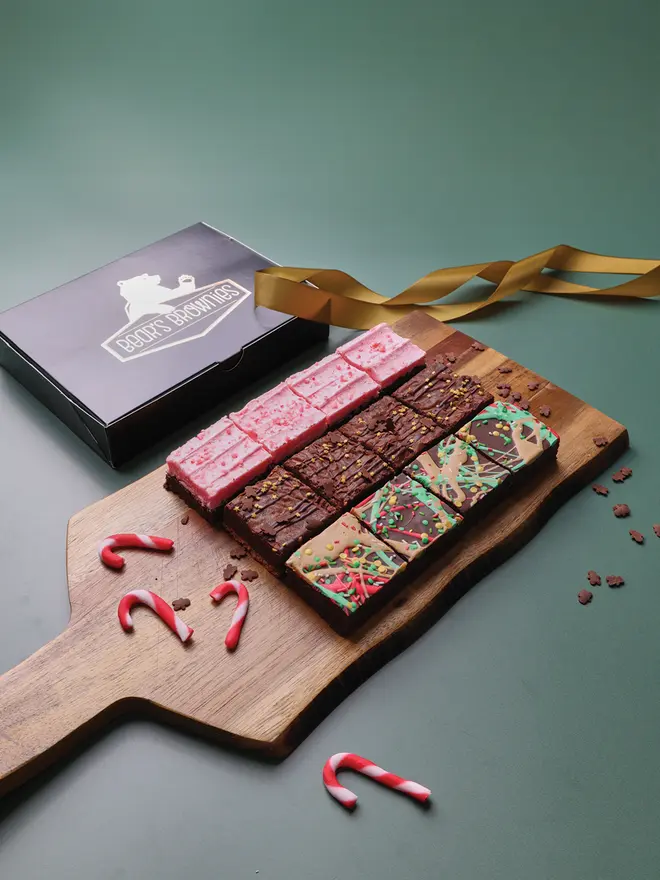 Christmas Brownie Selection