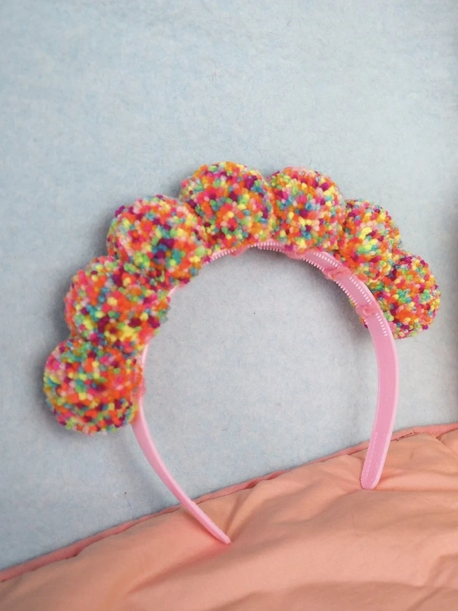 Confetti Pom Pom Headband