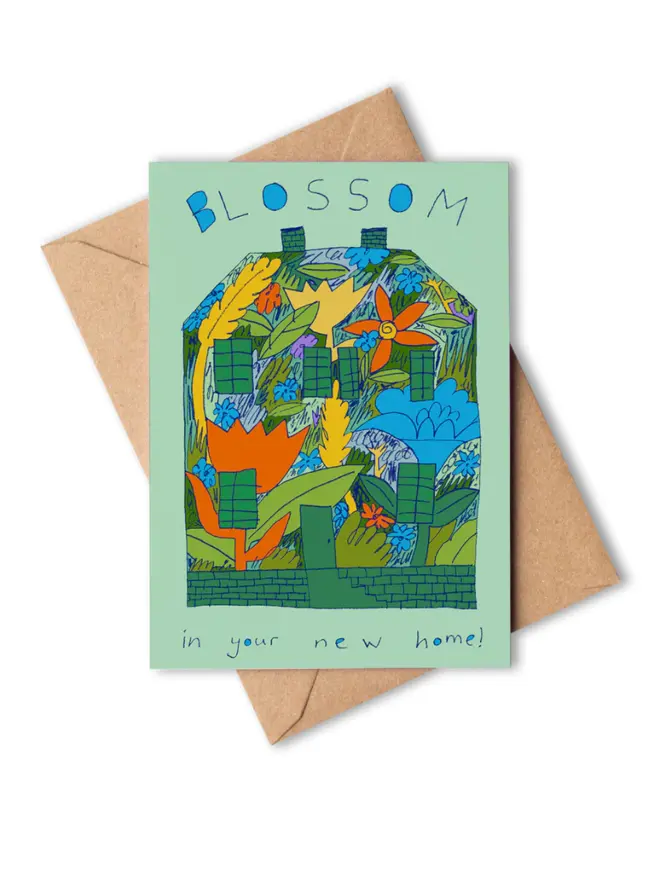 'Blossom In Your New Home' Greeting Card