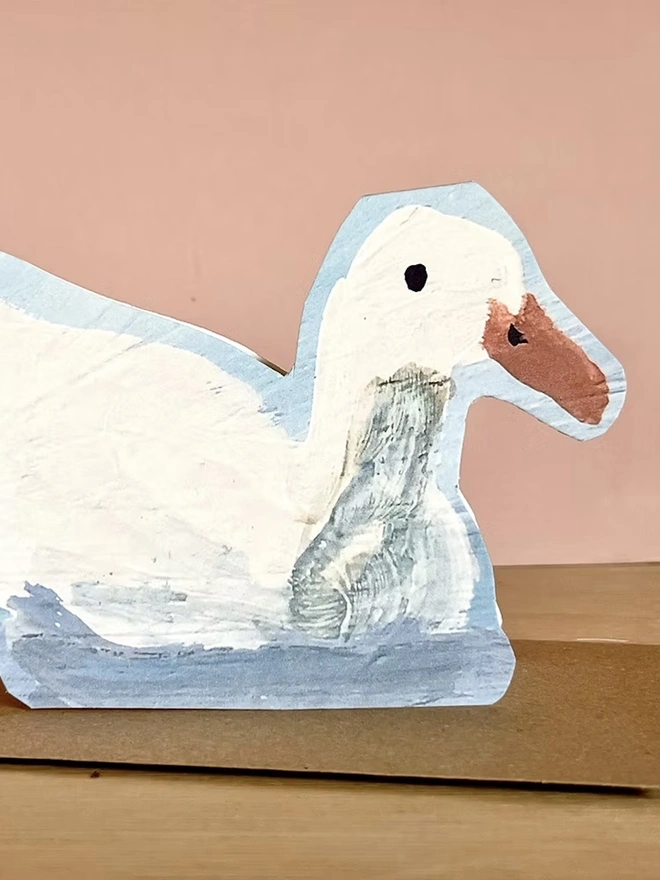 Swimming Duck Card