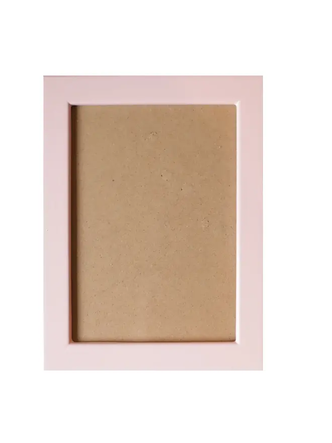 soft pink lacquered frame