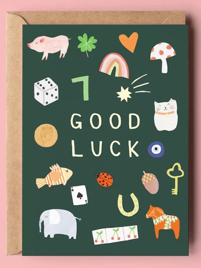 good luck charm cards