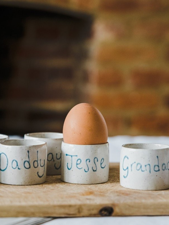 personalised egg cups lifestyle shot