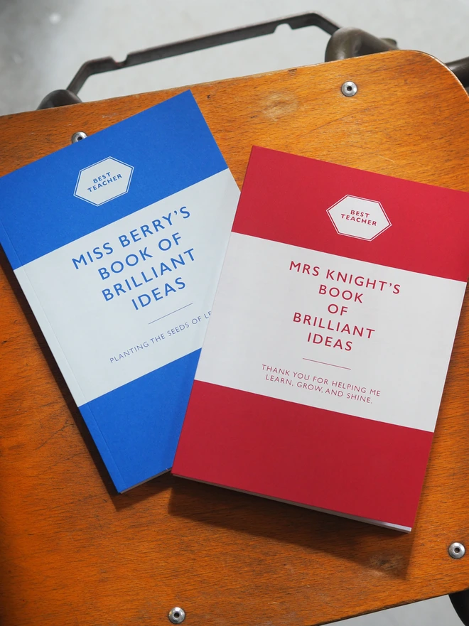 personalised teacher gift book