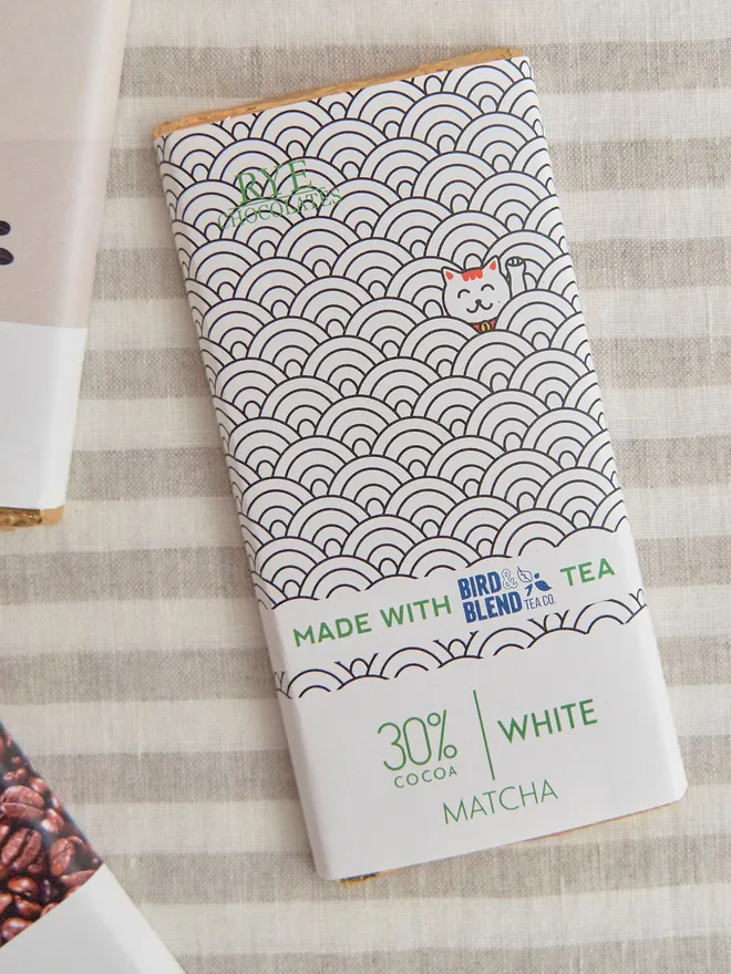 Matcha chocolate bars