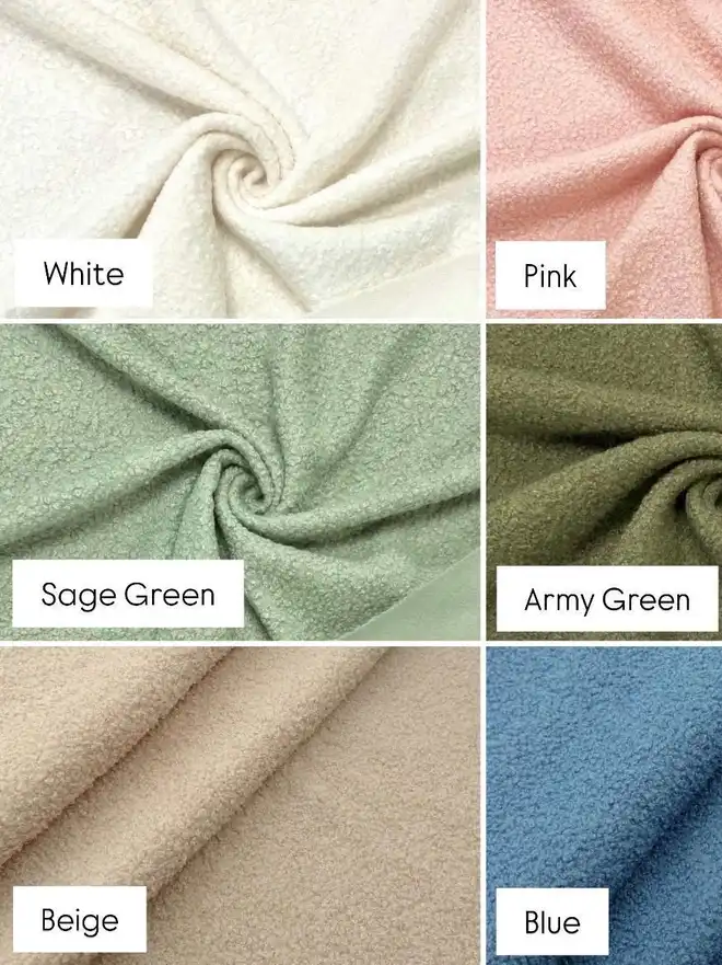 boucle moon pillow. a selection of six colour options for fabric.