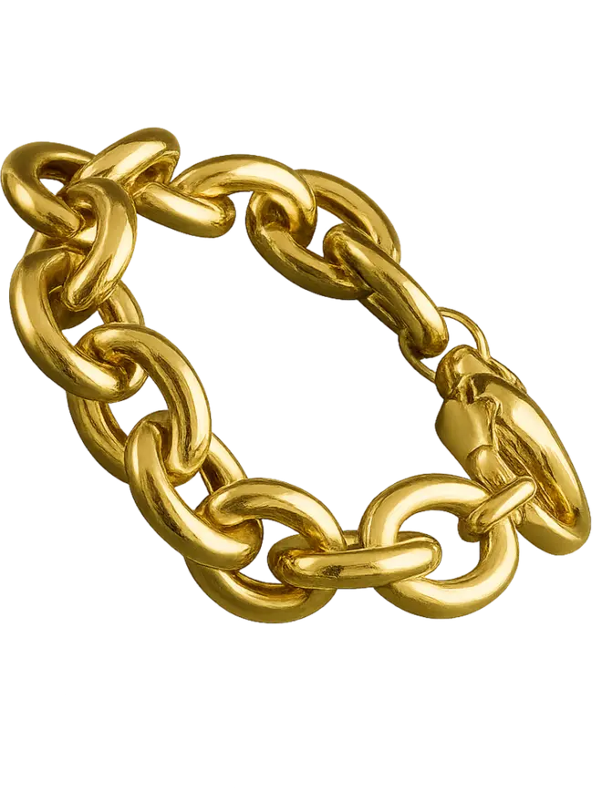 LOEL - Gold Super Sized Chain Bracelet