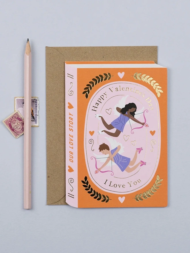 Fairytale Cupid Valentine's Card