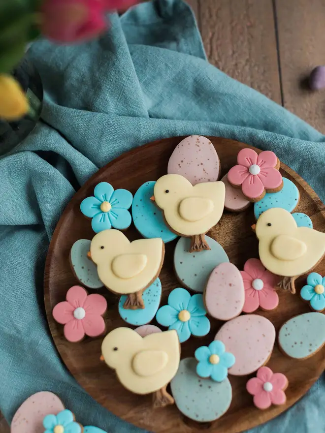 Springtime Iced Biscuit Jar