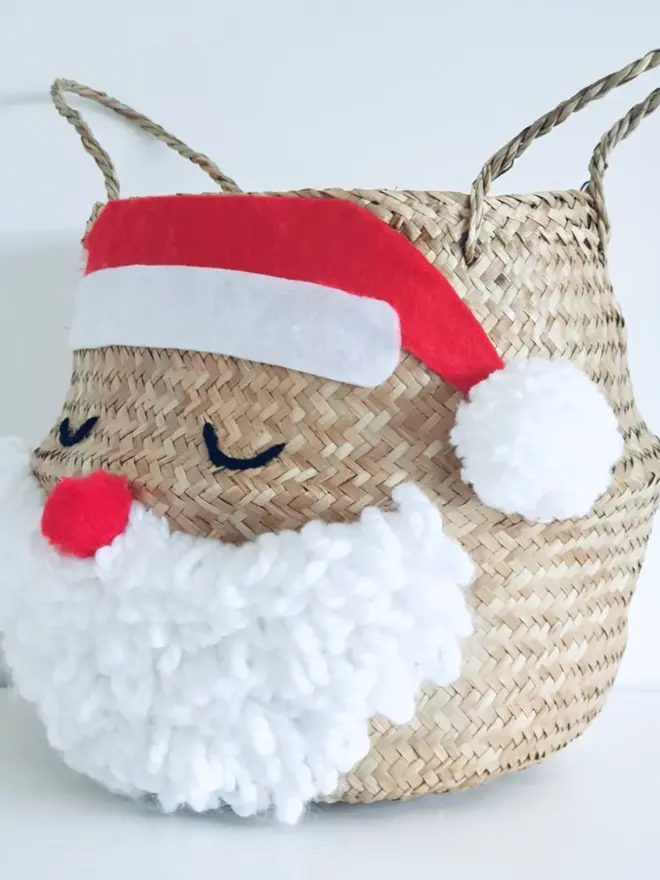 Santa Belly Basket 