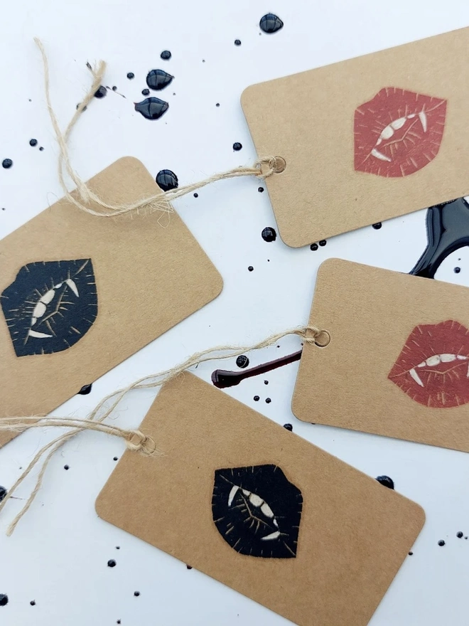 Kiss Lips Ink Stamps