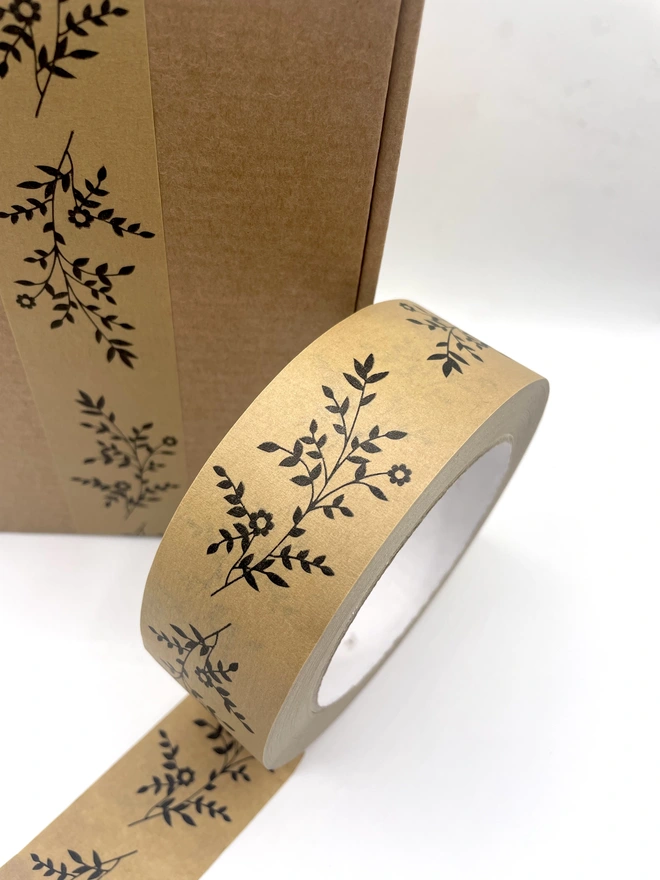 Wildflower Brown Paper Tape