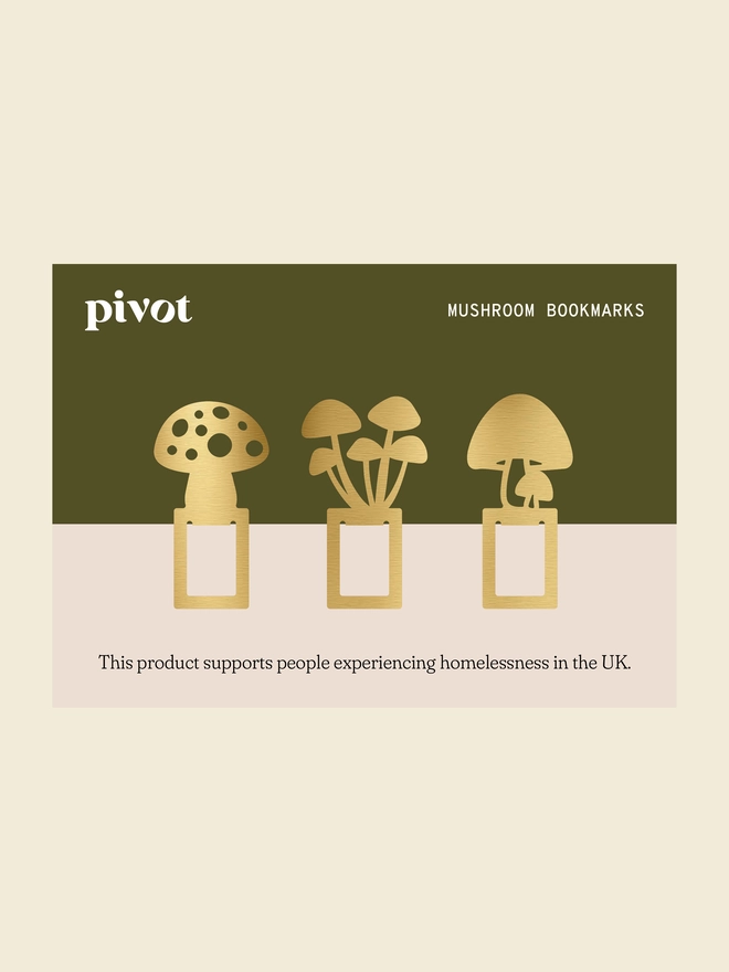 Mushroom bookmarks