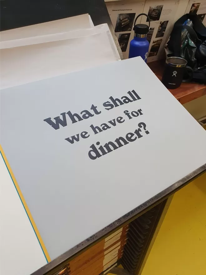 Dinner Print