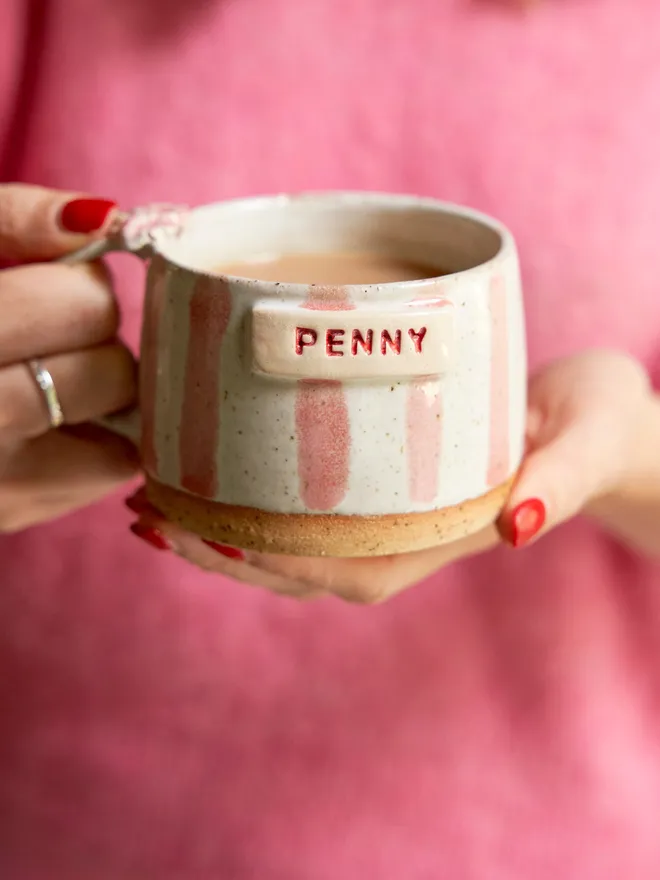 Personalised Stripe Mug