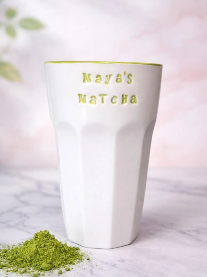 Personalised matcha cup

