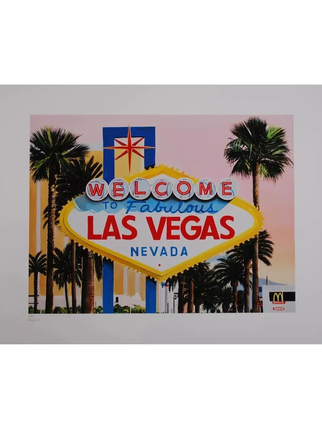 Pink Vegas Fine Art Print