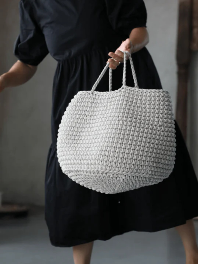 Zuri House. L oatmeal basket.