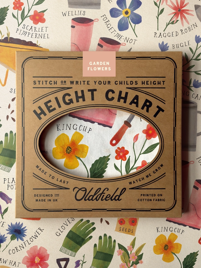 Garden Flowers height Chart