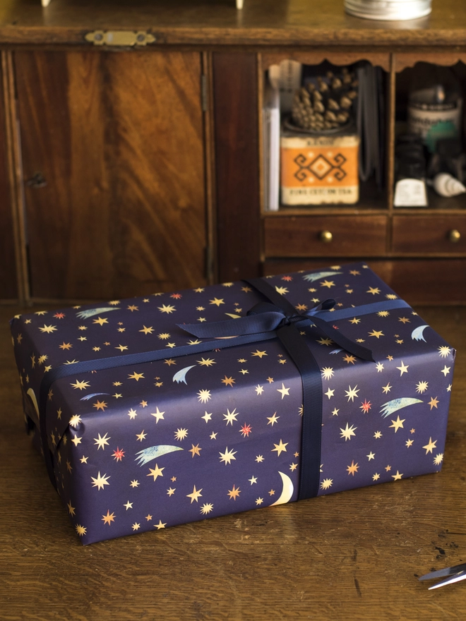 Starry Night Wrapping Paper