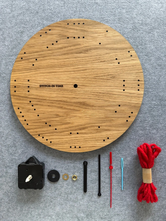 Contents of a stitch you own kit.