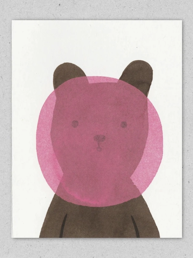 Bubblegum Bear Card