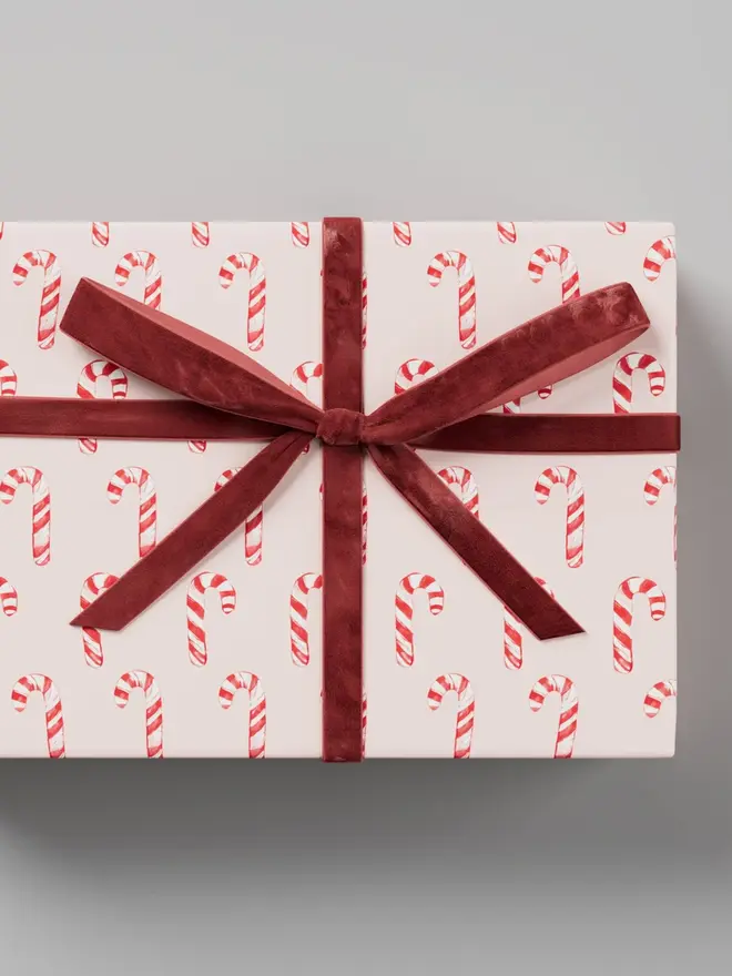 Candy Cane Wrapping Paper 
