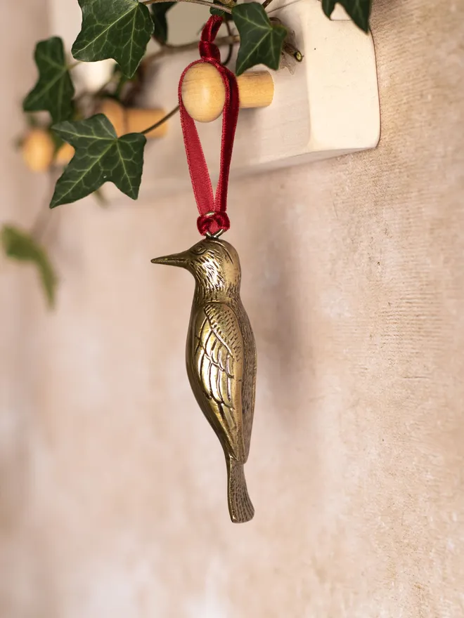 Woodpecker Hanging Decoration